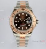 Swiss 3235 Rolex Yachtmaster I Copy Watch 904l Two Tone Rose Gold